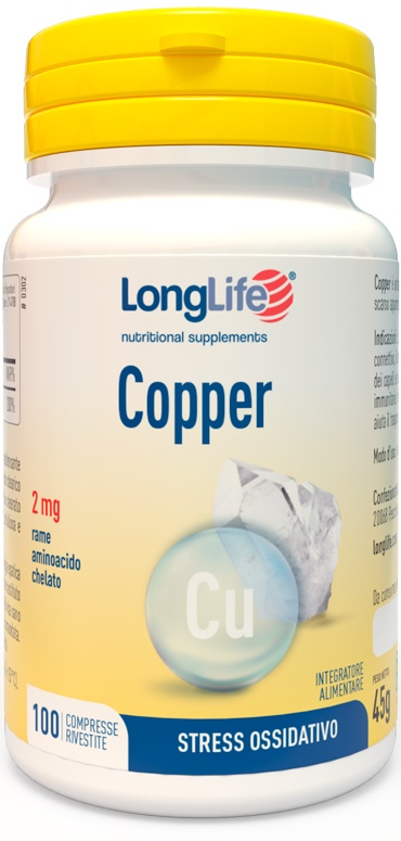 LONGLIFE COPPER 2 MG 100 COMPRESSE - farmaciabianca.it