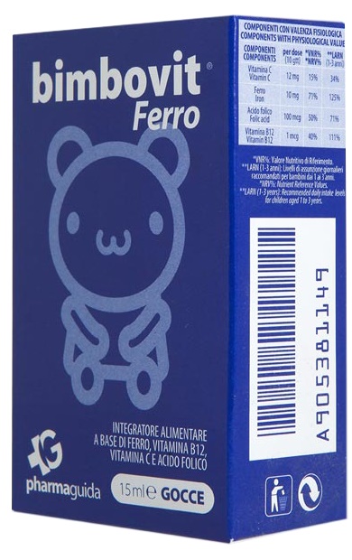 BIMBOVIT FERRO GOCCE 15 ML - farmaciabianca.it