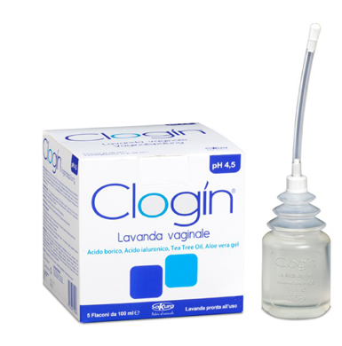 CLOGIN LAVANDA VAGINALE 5 FLACONI DA 100 ML + 5 CANNULE VAGINALI MONOUSO - farmaciabianca.it