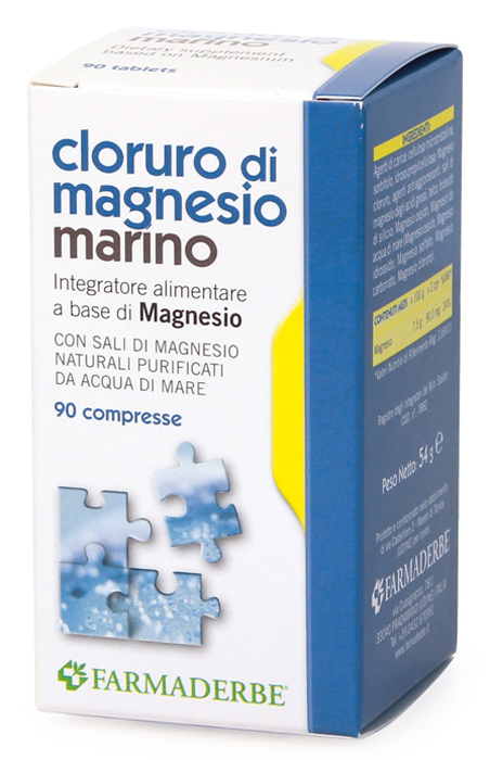 CLORURO DI MAGNESIO MARINO 90 COMPRESSE - farmaciabianca.it