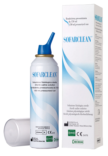 SOLUZIONE FISIOLOGICA SOFARCLEAN 150ML IN BOMBOLETTA PRESSURIZZATA - farmaciabianca.it