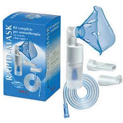 KIT COMPLETO PRONTEX RAPID MASK PER AEROSOLTERAPIA CON AMPOLLA PLASTICA +MASCHERA PER ADULTI +TUBO PRESSIONE +ACCESSORIO NASALE +BOCCHERUOLA - farmaciabianca.it