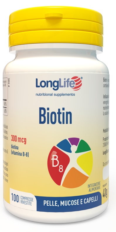 LONGLIFE BIOTIN 100 COMPRESSE - farmaciabianca.it