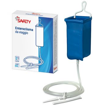 ENTEROCLISMA DA VIAGGIO KLISTER IN GOMMA CON CANNULA ANALE EVAGINALE 2 LITRI - farmaciabianca.it