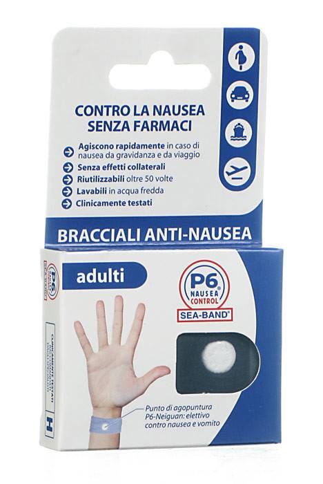 BRACCIALE ANTI NAUSEA PER ADULTI P6 NAUSEA CONTROL 2 PEZZI - farmaciabianca.it