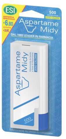 ESI ASPARTAME MIDY 500 COMPRESSE CON DISPENSER - farmaciabianca.it