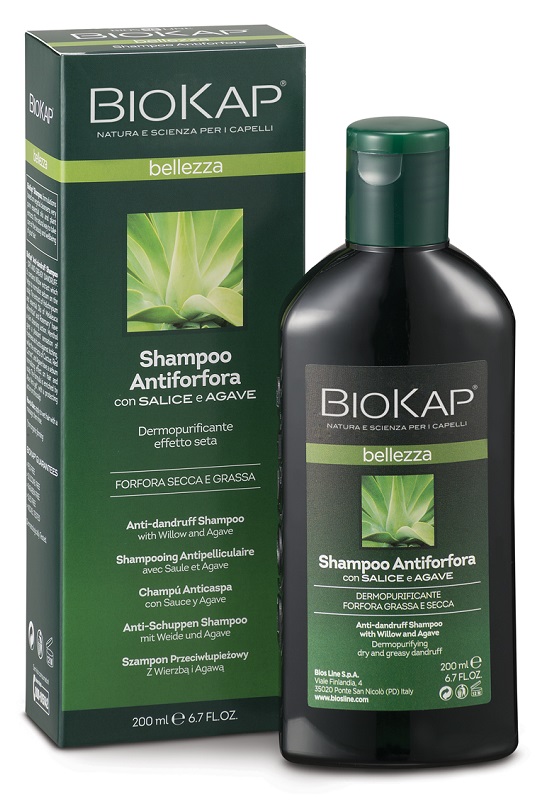 BIOKAP BELLEZZA SHAMPOO ANTIFORFORA 200 ML BIOSLINE - farmaciabianca.it