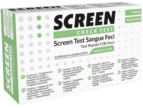 SCREEN TEST RAPIDO PRESENZA DI SANGUE OCCULTO NELLE FECI SCREEN TEST FOB - farmaciabianca.it