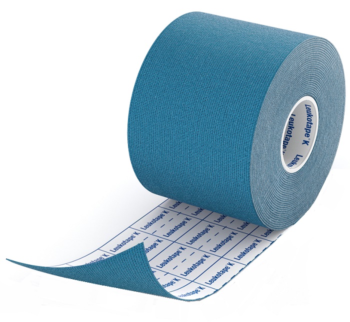 BENDA ADESIVA LEUKOTAPE K PER TAPING FISIOTERAPICO LARGHEZZA 5 CM LUNGHEZZA 5 M COLORE BLU IN ROTOLO - farmaciabianca.it