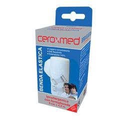 BENDA ELASTICA CEROXMED 6X450 CM CON GANCIO 1 PEZZO - farmaciabianca.it