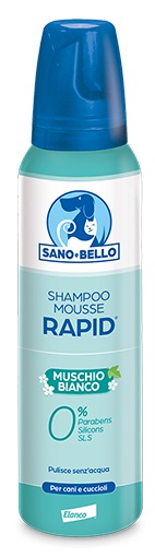 SANO E BELLO SHAMPOO MOUSSE RAPID NF MUSCHIO BIANCO 300 ML - farmaciabianca.it