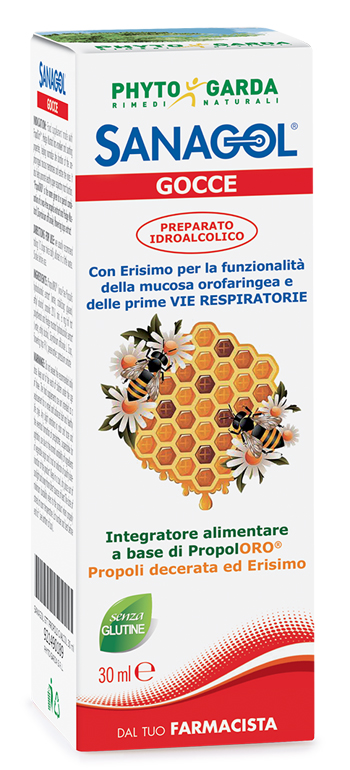 SANAGOL GOCCE PROPOLI ESTRATTO IDROALCOLICO 30 ML - farmaciabianca.it