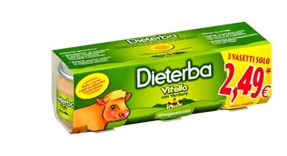 DIETERBA OMOGENEIZZATO VITELLO 3 PEZZI 80 G - farmaciabianca.it