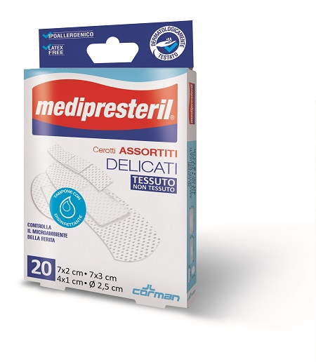 CEROTTO GRANDE MEDIPRESTERIL DELICATO TNT 7X3CM 20 PEZZI - farmaciabianca.it