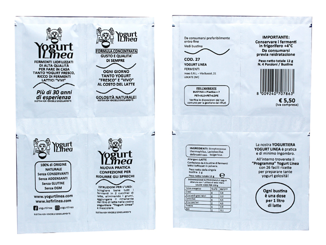 YOGURT LINEA FERMENTI LIOFILIZZATI 4 BUSTINE DA 6,5 G - farmaciabianca.it