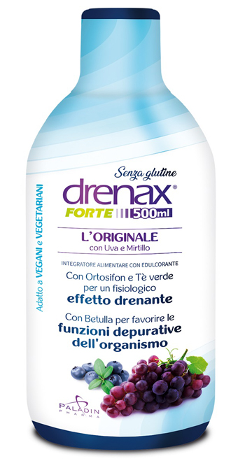 DRENAX FORTE L'ORIGINALE CON UVA E MIRTILLO 500 ML - farmaciabianca.it