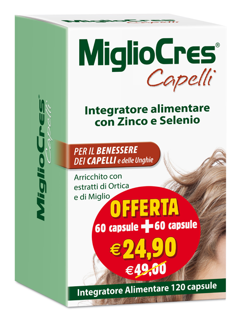 MIGLIOCRES 60+60 CAPSULE 60 G PROMOZIONE - farmaciabianca.it