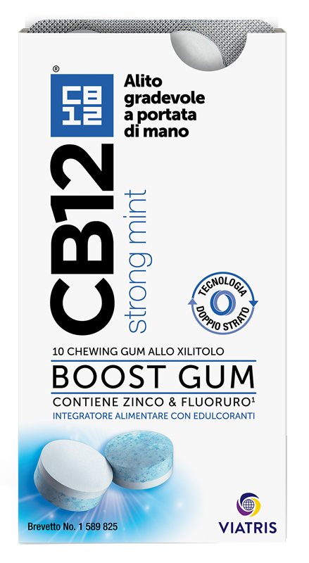 CB12 BOOST 10 CHEWING-GUM ZINCO E FLUORURO NEW FORMULATION - farmaciabianca.it