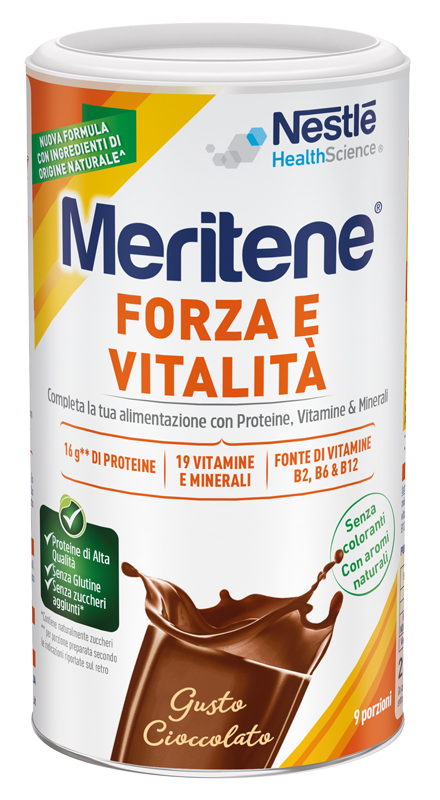MERITENE FORZA E VITALITA' CIOCCOLATO 270 G - farmaciabianca.it