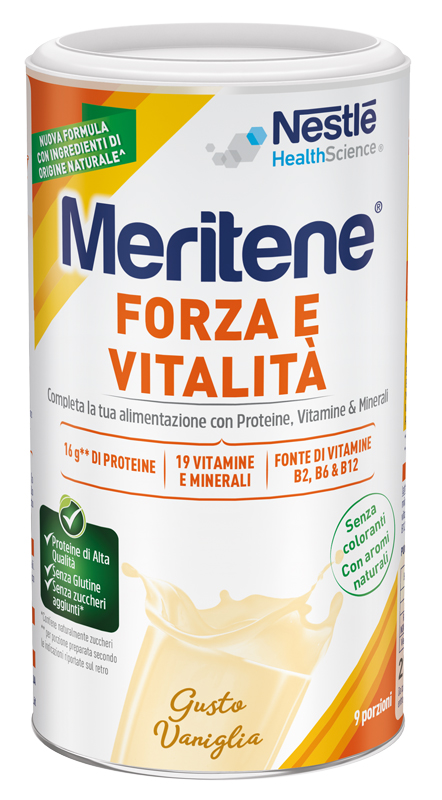 MERITENE FORZA E VITALITA' VANIGLIA 270 G - farmaciabianca.it