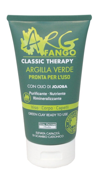 ARGFANGO CLASSIC THERAPY ARGILLA VERDE PRONTA PER L'USO PER VISO CORPO E CAPELLI 150 ML - farmaciabianca.it
