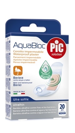 CEROTTO PIC AQUABLOC 19X72MM ANTIBATTERICO 20 PEZZI - farmaciabianca.it