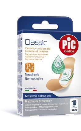 CEROTTO PIC CLASSIC 25X72 MM 10 ANTIBATTERICO 10 PEZZI - farmaciabianca.it
