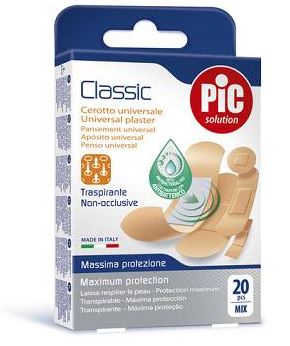 CEROTTO PIC CLASSIC MIX ANTIBATTERICO 20 PEZZI - farmaciabianca.it