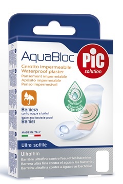 CEROTTO PIC AQUABLOC 5X7 STERILE ANTIBATTERICO 5 PEZZI - farmaciabianca.it