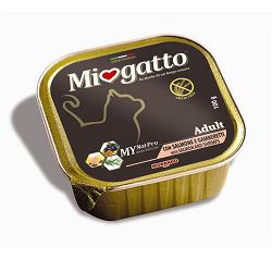 MIOGATTO ADULT SALMONE/GAMBERETTI GRAIN FREE 100 G - farmaciabianca.it