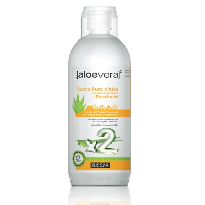 ALOEVERA2 SUCCO PURO D'ALOE DOPPIA CONCENTRAZIONE + ENERTONICI 1 LITRO - farmaciabianca.it