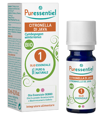 PURESSENTIEL CITRONELLA JAVA OLIO ESSENZIALE BIO 10 ML - farmaciabianca.it