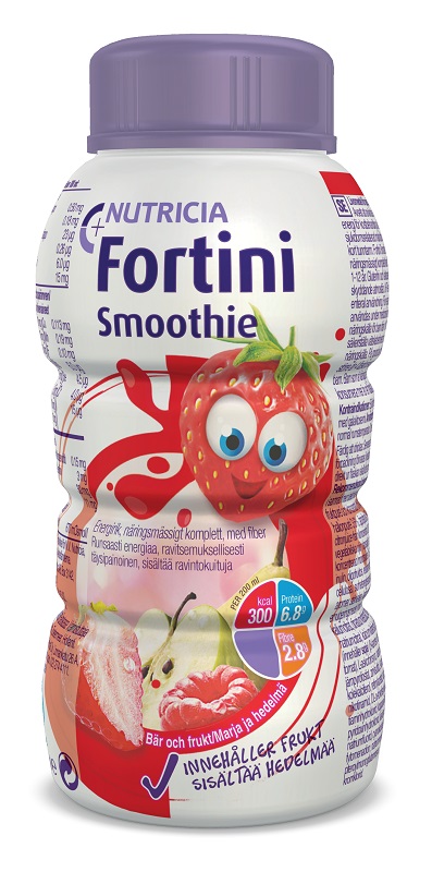 FORTINI SMOOTHIE MULTI FIBRE GUSTO FRUTTI ROSSI 200 ML - farmaciabianca.it