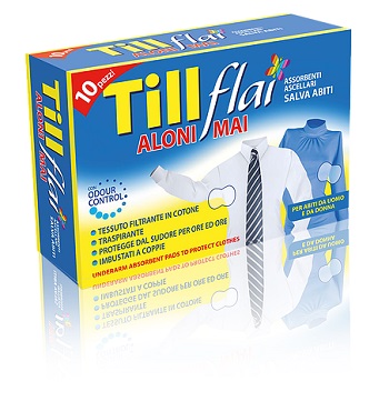 TILL FLAI ASSORBENTI ASCELLARI NUOVO ADESIVO 10 PEZZI - farmaciabianca.it