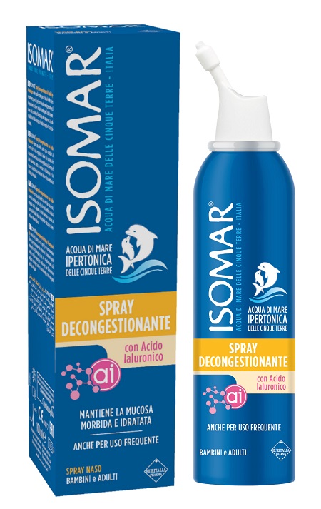 ISOMAR SPRAY DECONGESTIONANTE ACIDO IALURONICO 100 ML - farmaciabianca.it