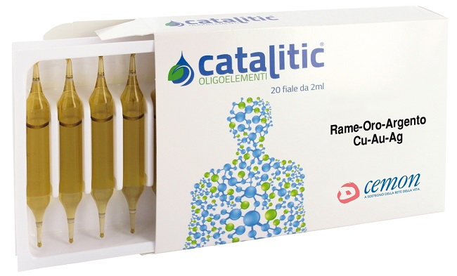 CATALITIC OLIGOELEMENTI RAME ORO ARGENTO CU-AU-AG 20 AMPOLLE - farmaciabianca.it
