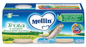 MELLIN OMOGENEIZZATO TROTA 2 X 80 G - farmaciabianca.it