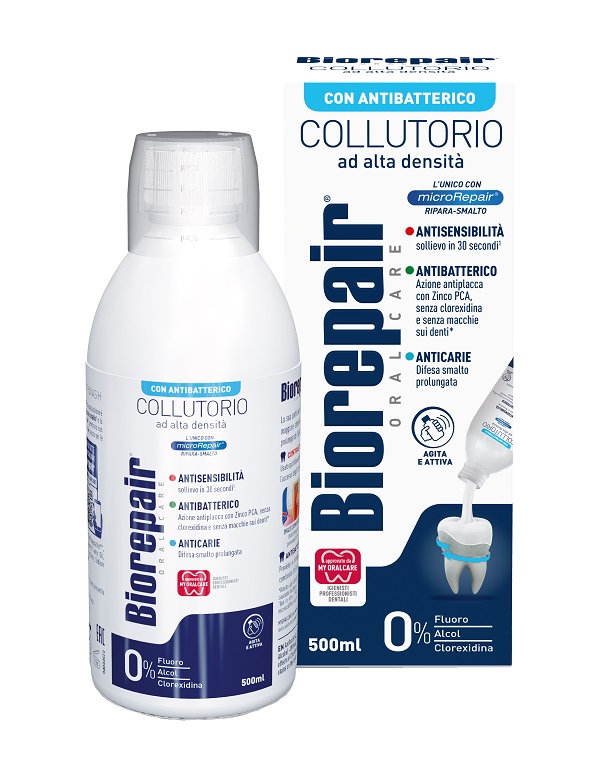 BIOREPAIR ORAL CARE COLLUTORIO ALTA INTENSITA' 3IN1 ANTISENSIBILITA', ANTIBATTERICO, ANTICARIE 500 ML - farmaciabianca.it