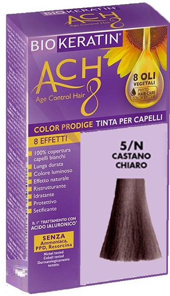 BIOKERATIN ACH8 COLOR PRODIGE 5/N CASTANO CHIARO - farmaciabianca.it