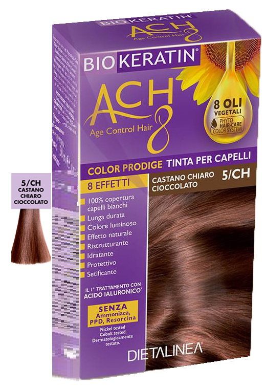 BIOKERATIN ACH8 COLOR PRODIGE 5/CH CASTANO CHIARO CIOCCOLATO - farmaciabianca.it