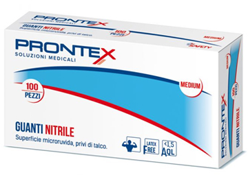 PRONTEX GUANTO IN NITRILE SENZA POLVERE GRANDE 8/9 100 PEZZI - farmaciabianca.it