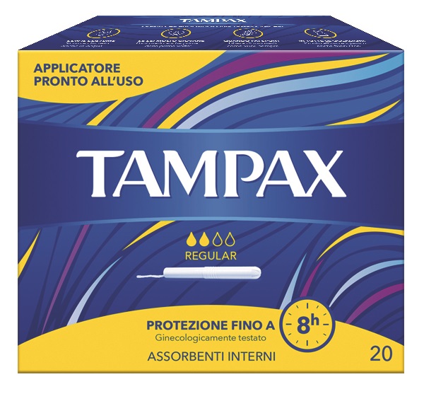 TAMPAX BLUE BOX REGULAR 20 PEZZI - farmaciabianca.it