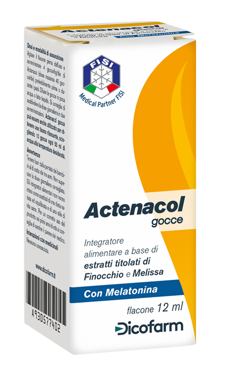 ACTENACOL GOCCE 12 ML CON MELATONINA - farmaciabianca.it