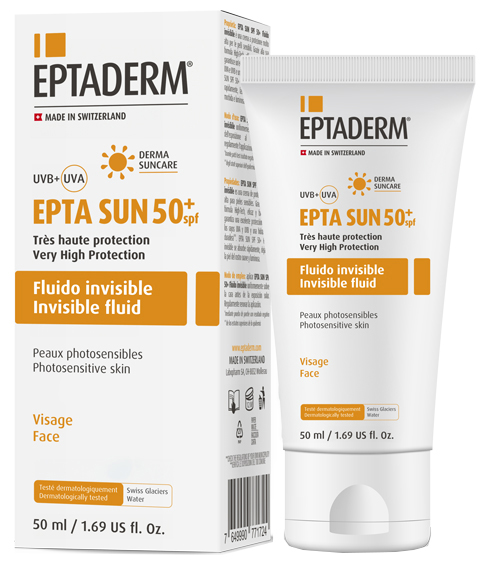 EPTA SUN SPF50+ FLUIDO INVISIBILE 50 ML - farmaciabianca.it