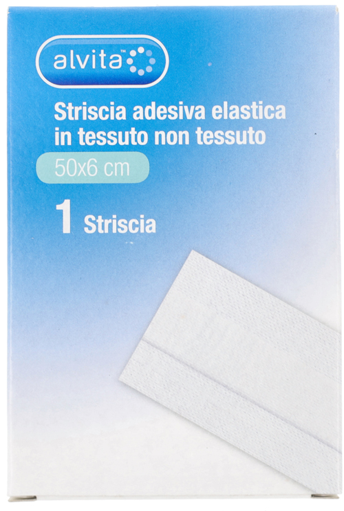 STRISCIA AUTOADESIVA ELASTICA ALVITA TNT 50X6CM - farmaciabianca.it