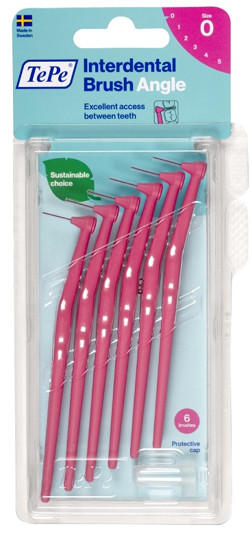TEPE ANGLE SCOVOLINO ROSA 0,4MM 6 PEZZI - farmaciabianca.it