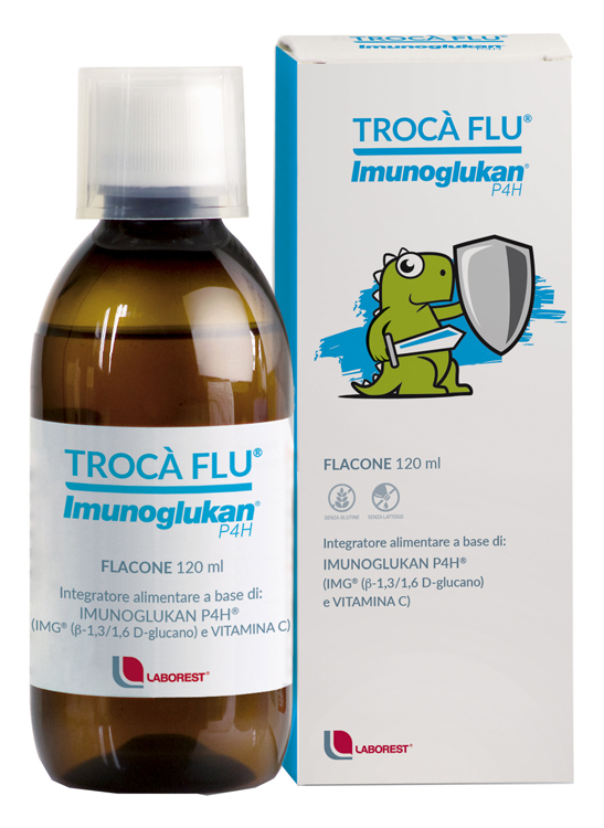 TROCA' FLU' IMUNOGLUKAN FLACONE 120 ML - farmaciabianca.it