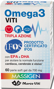 OMEGA3 VITI TRIPLA AZIONE 60 PERLE - farmaciabianca.it