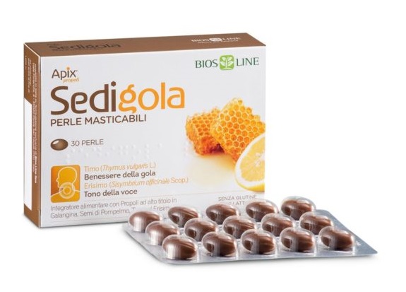 SEDIGOLA PERLE MASTICABILI 30 PERLE - farmaciabianca.it