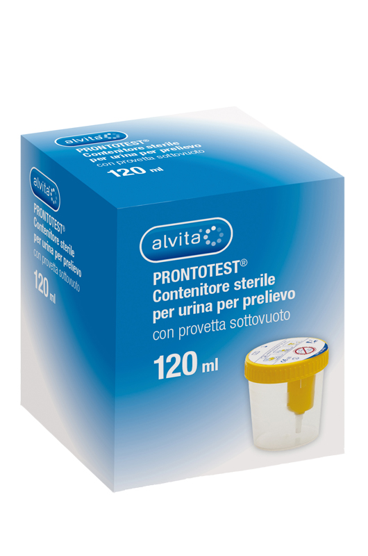 CONTENITORE URINE ALVITA PRONTOTEST PRELIEVO SOTTOVUOTO 120 ML 1 PEZZO - farmaciabianca.it